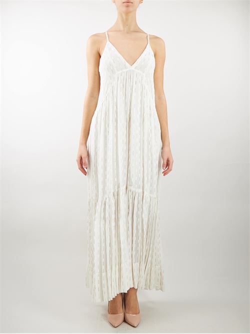 Long georgette slip dress with embroidery Twinset TWIN SET |  | TT2172282